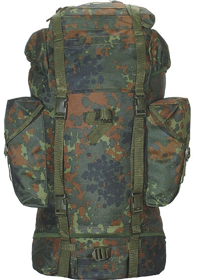 BW Kampfrucksack Flecktarn Import